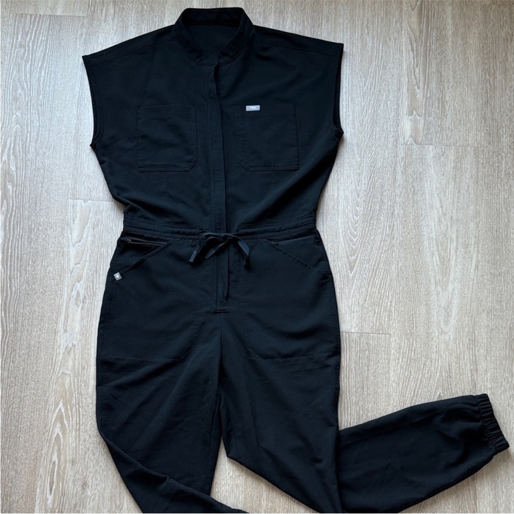 Figs Black scrubs Jumpsuit